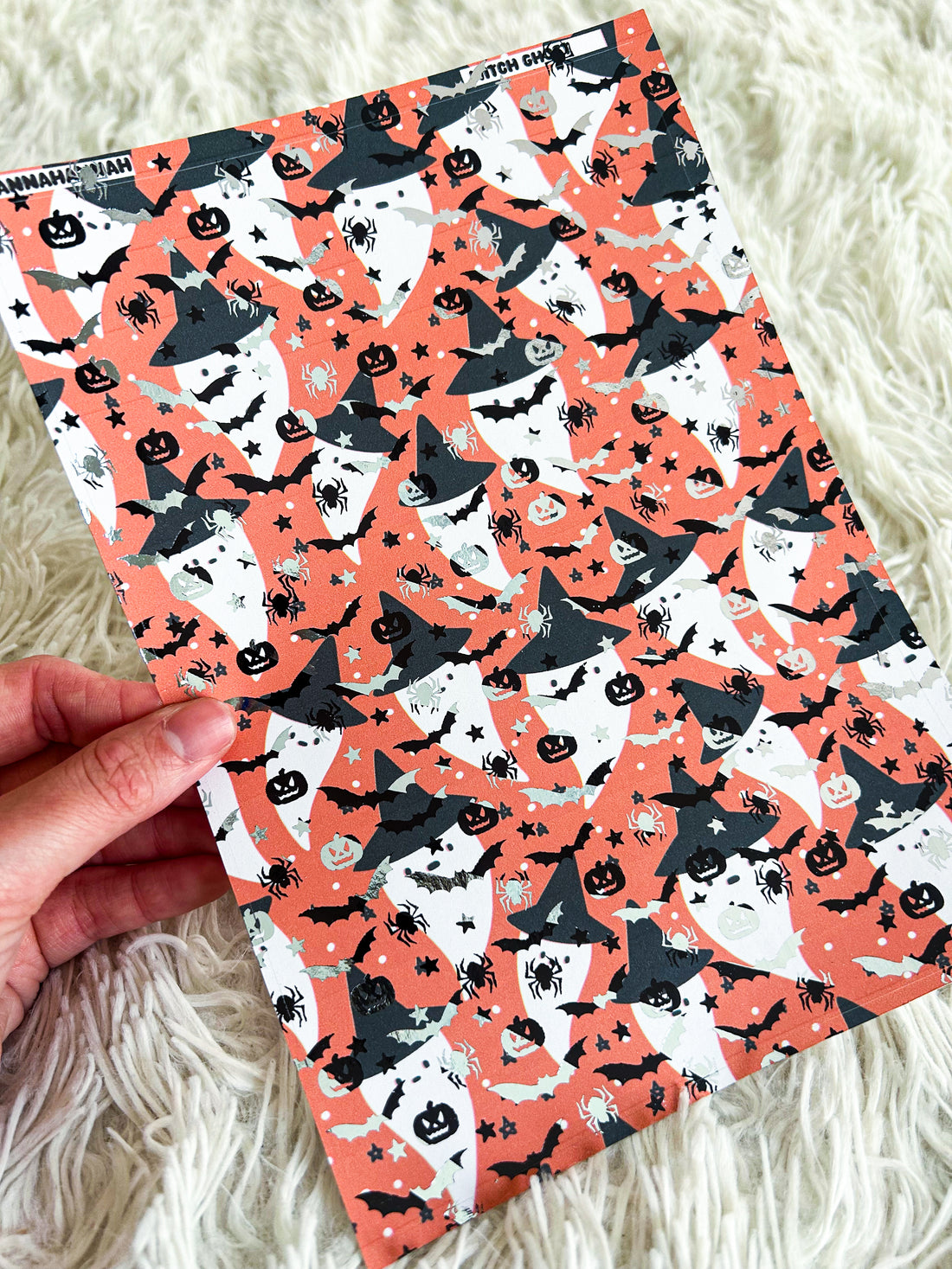 Witch Ghost | Halloween Foiled A5 Paper