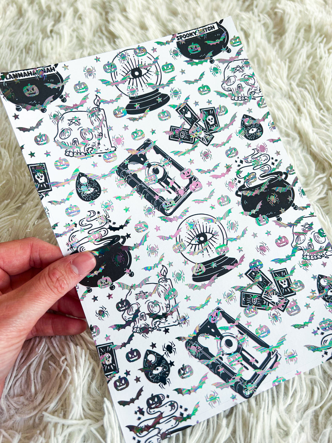 Spooky Witch | Halloween Foiled A5 Paper