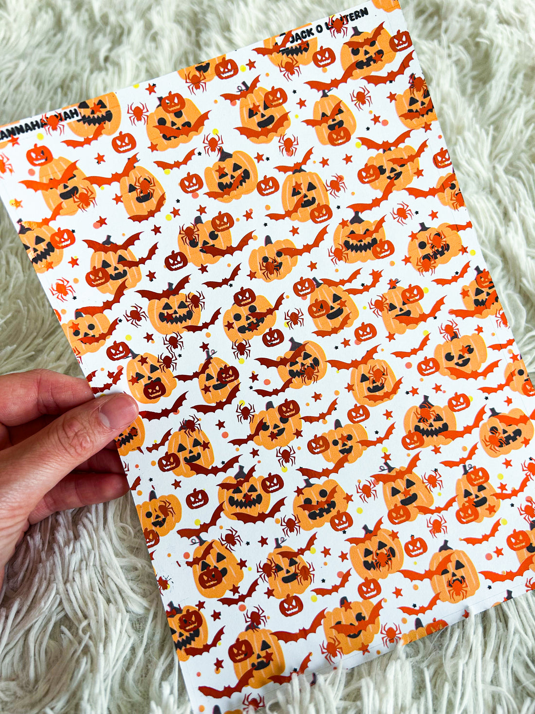 Jack o Lantern | Halloween Foiled A5 Paper