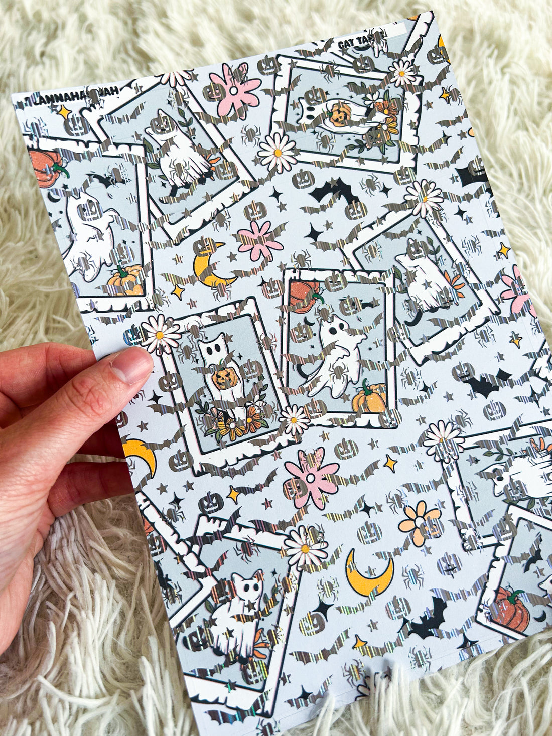 Cat Tarot | Halloween Foiled A5 Paper