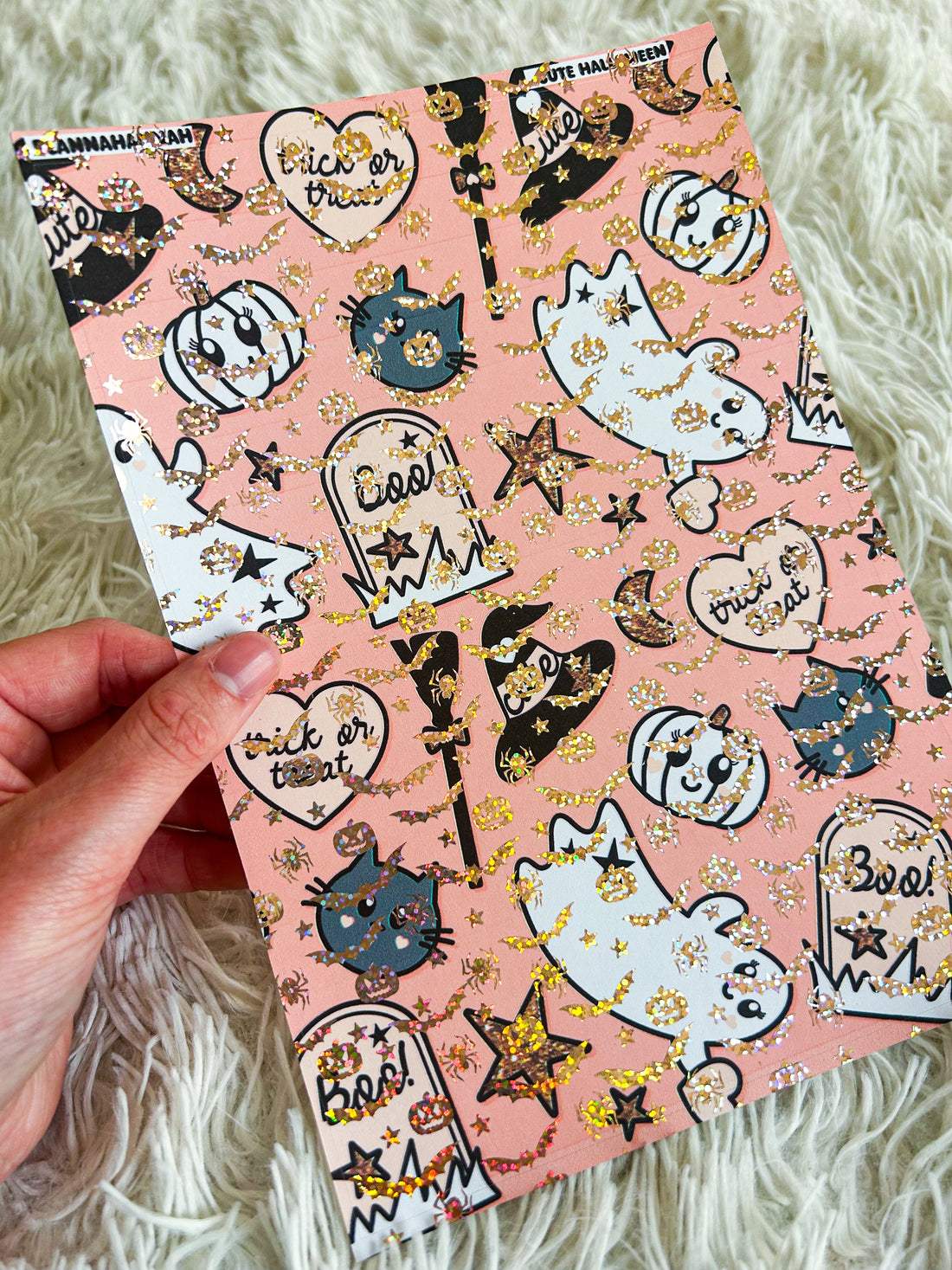 Cute Spooky | Halloween Foiled A5 Paper