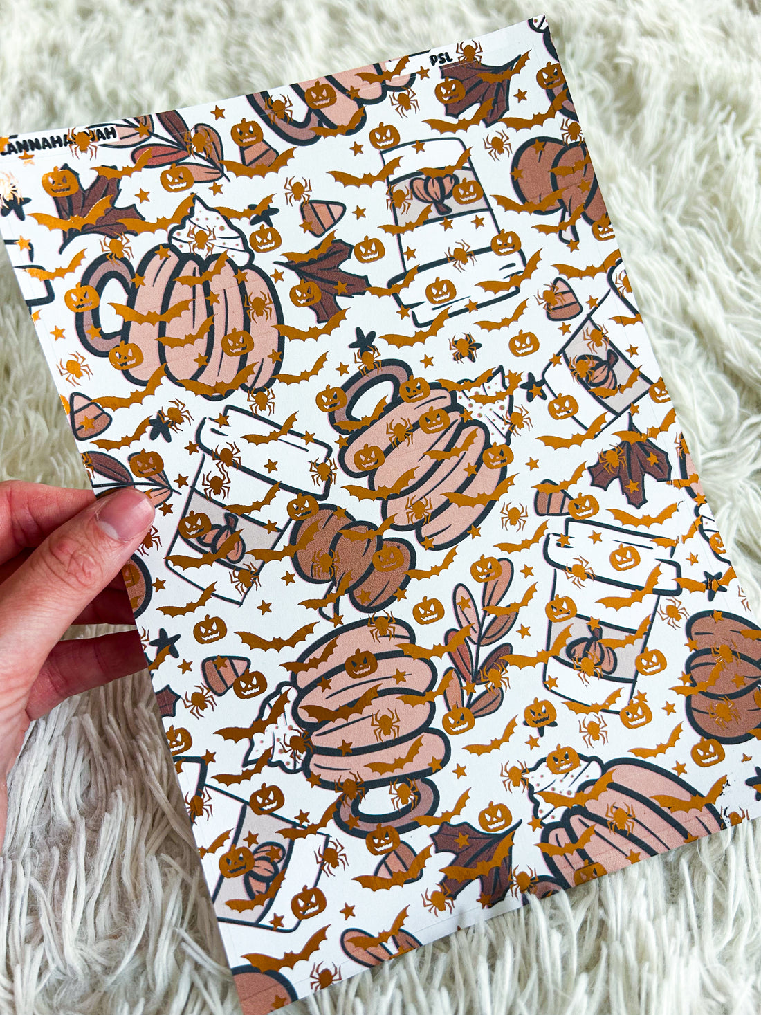 PSL | Halloween Foiled A5 Paper