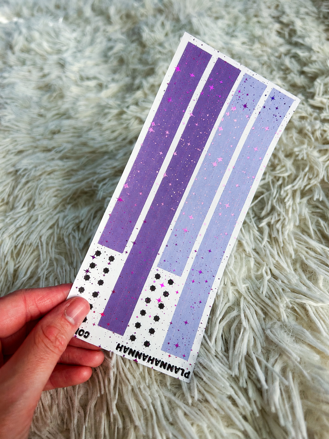 Purple | Foiled Washi