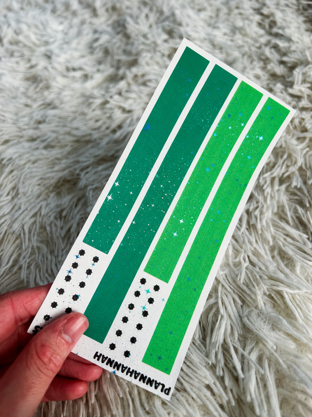 Green | Foiled Washi