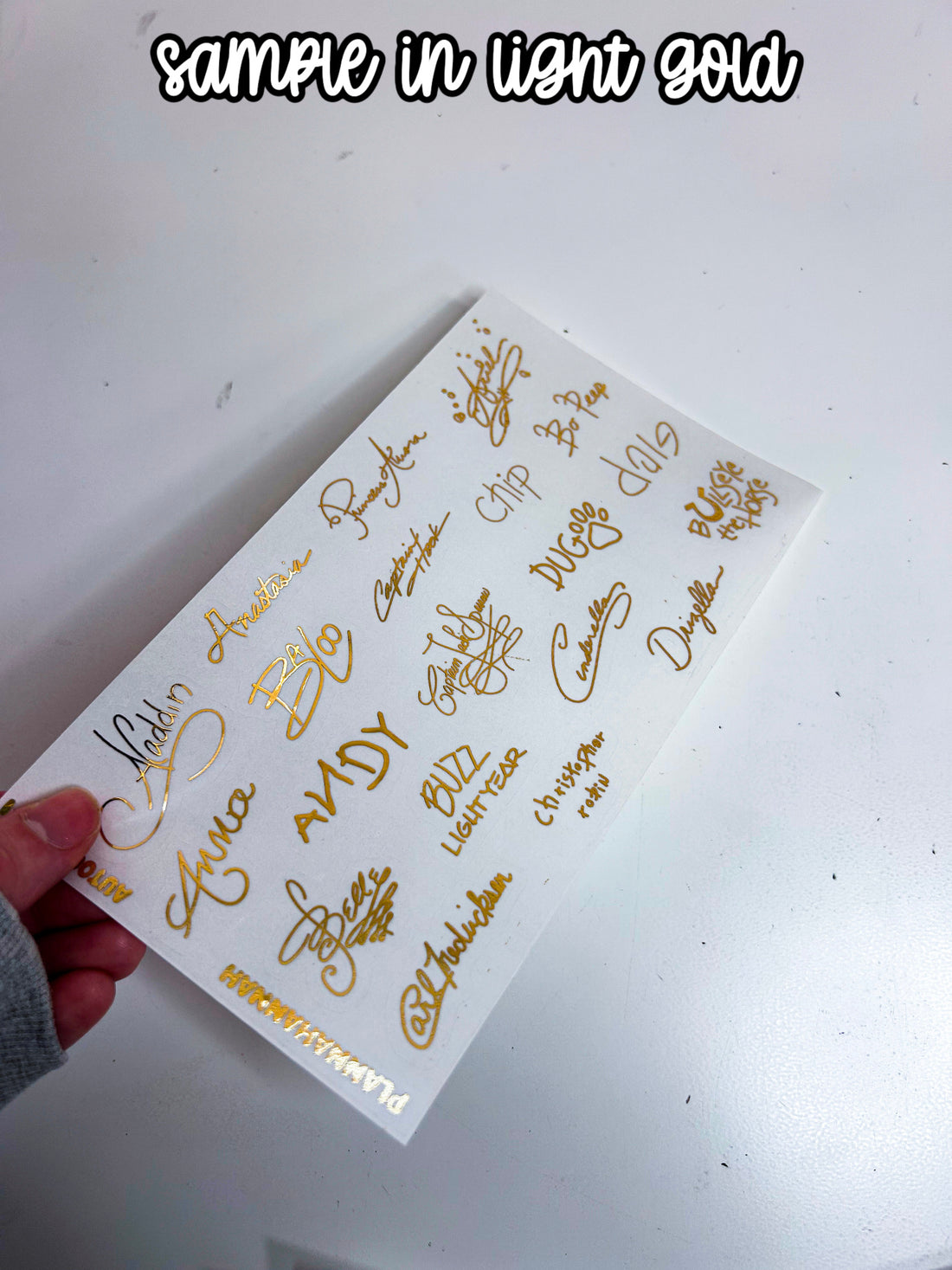 Autograph 1 | Foiled Journal Deco