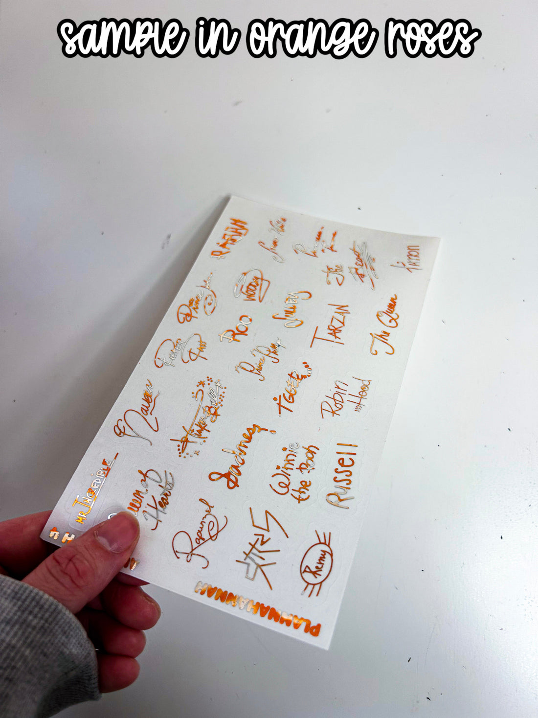 Autograph 4 | Foiled Journal Deco