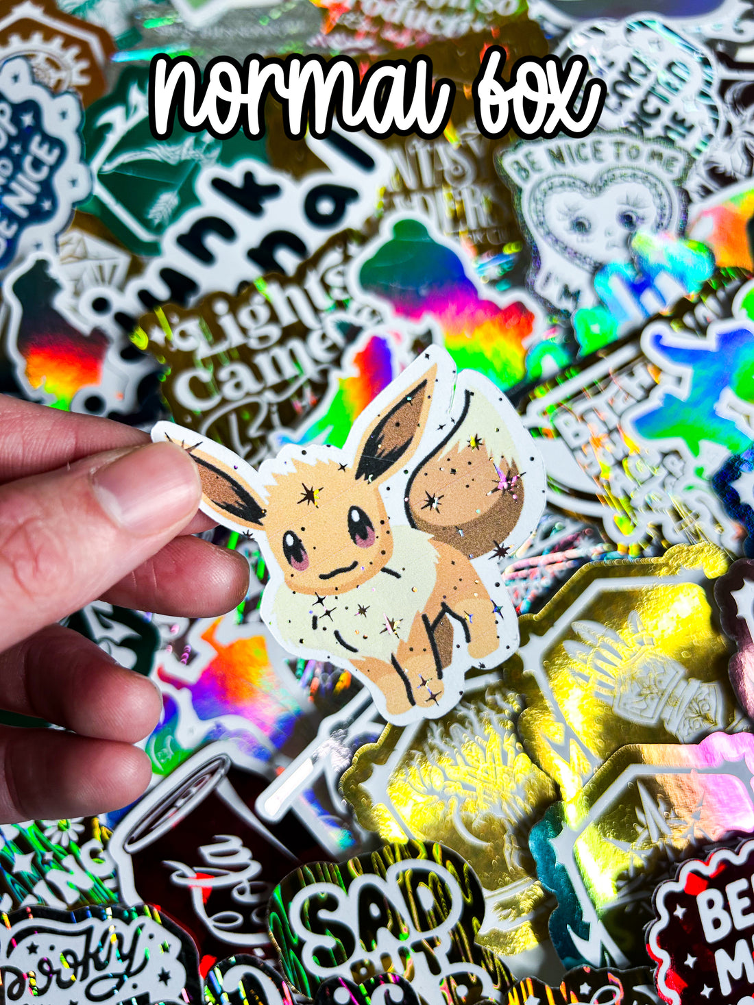 Catch Em All | Holographic Foiled Die Cut *NOT WATERPROOF*