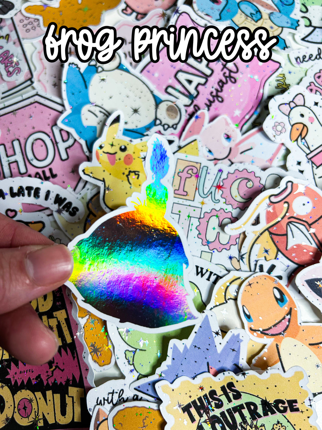Princess | Foiled Die Cut Sticker *NOT WATERPROOF*