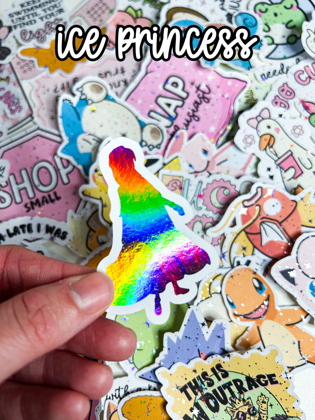 Princess | Foiled Die Cut Sticker *NOT WATERPROOF*