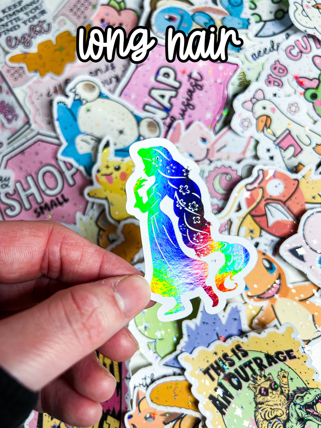 Princess | Foiled Die Cut Sticker *NOT WATERPROOF*
