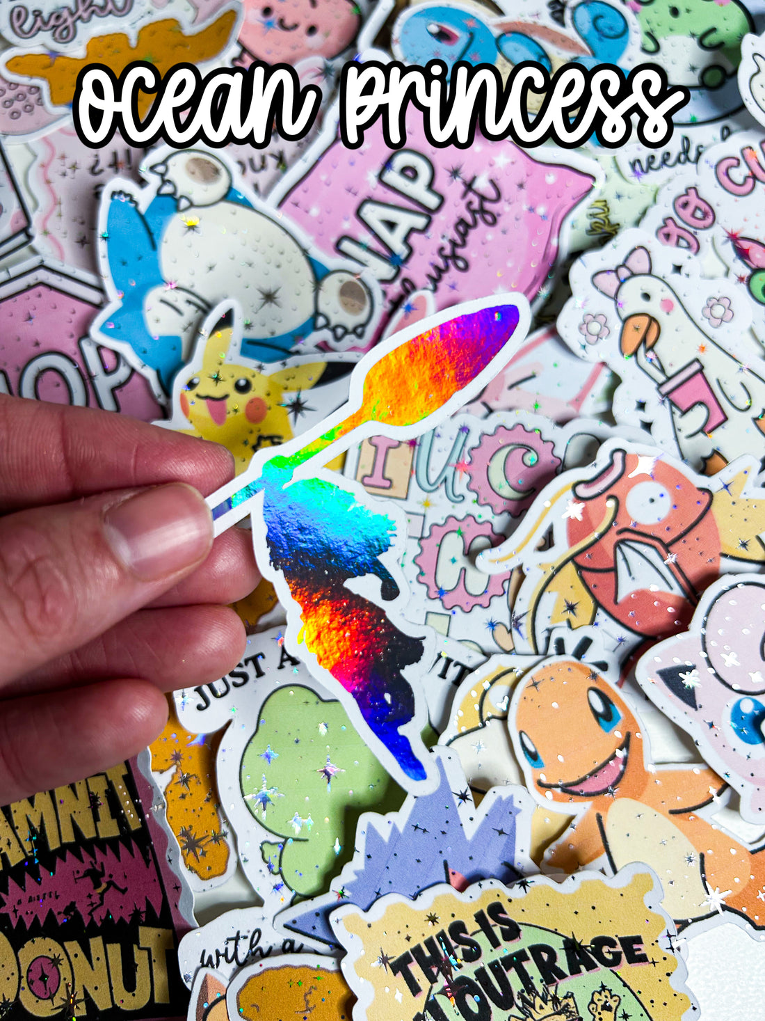 Princess | Foiled Die Cut Sticker *NOT WATERPROOF*