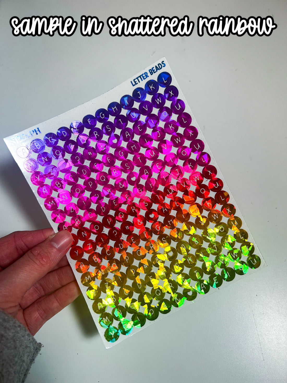 Letter Beads | SPC X PH Collab Foiled Journal Deco