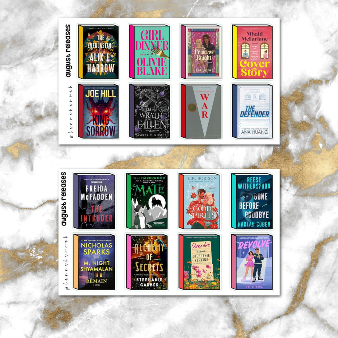 October 2025 Monthly Journaling Bundle | Foiled Sticker Bundle