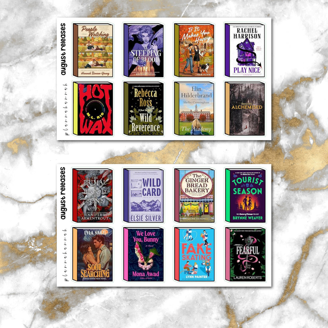 September 2025 Monthly Journaling Bundle | Foiled Sticker Bundle