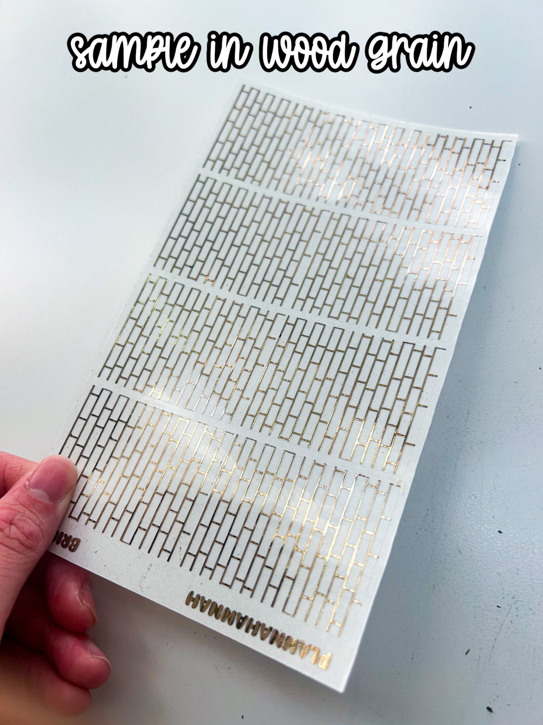 Brick 2 | Foiled Underlay
