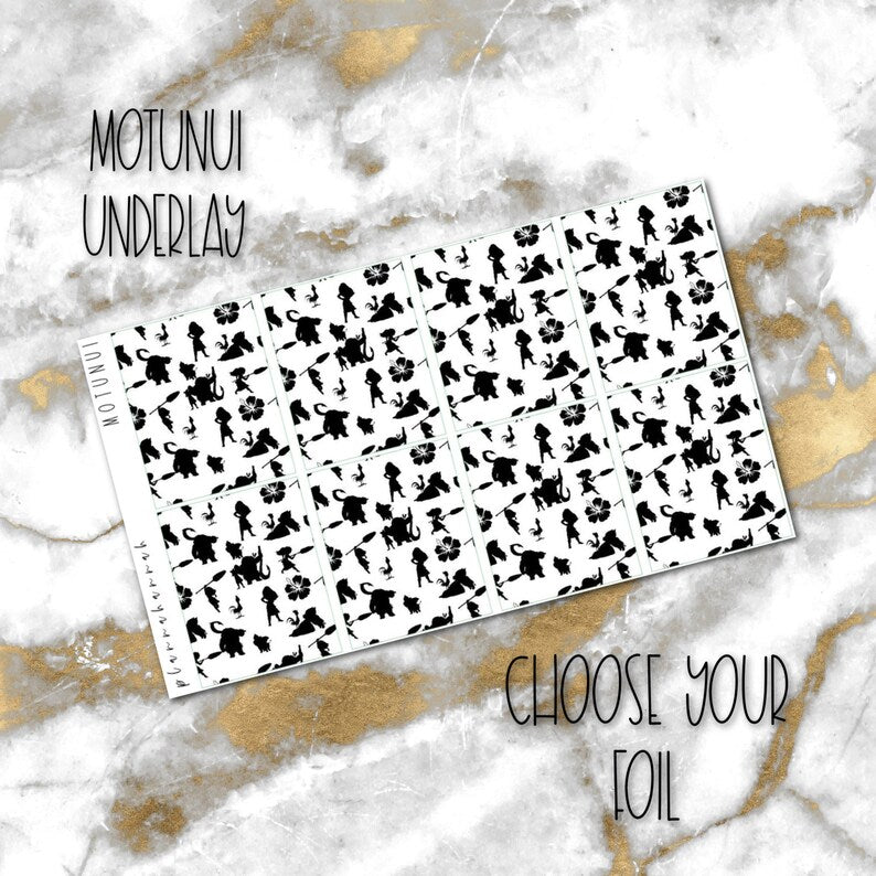 Motunui Panel Pattern Motunui | Foiled Fandom Underlay – Plannahannah