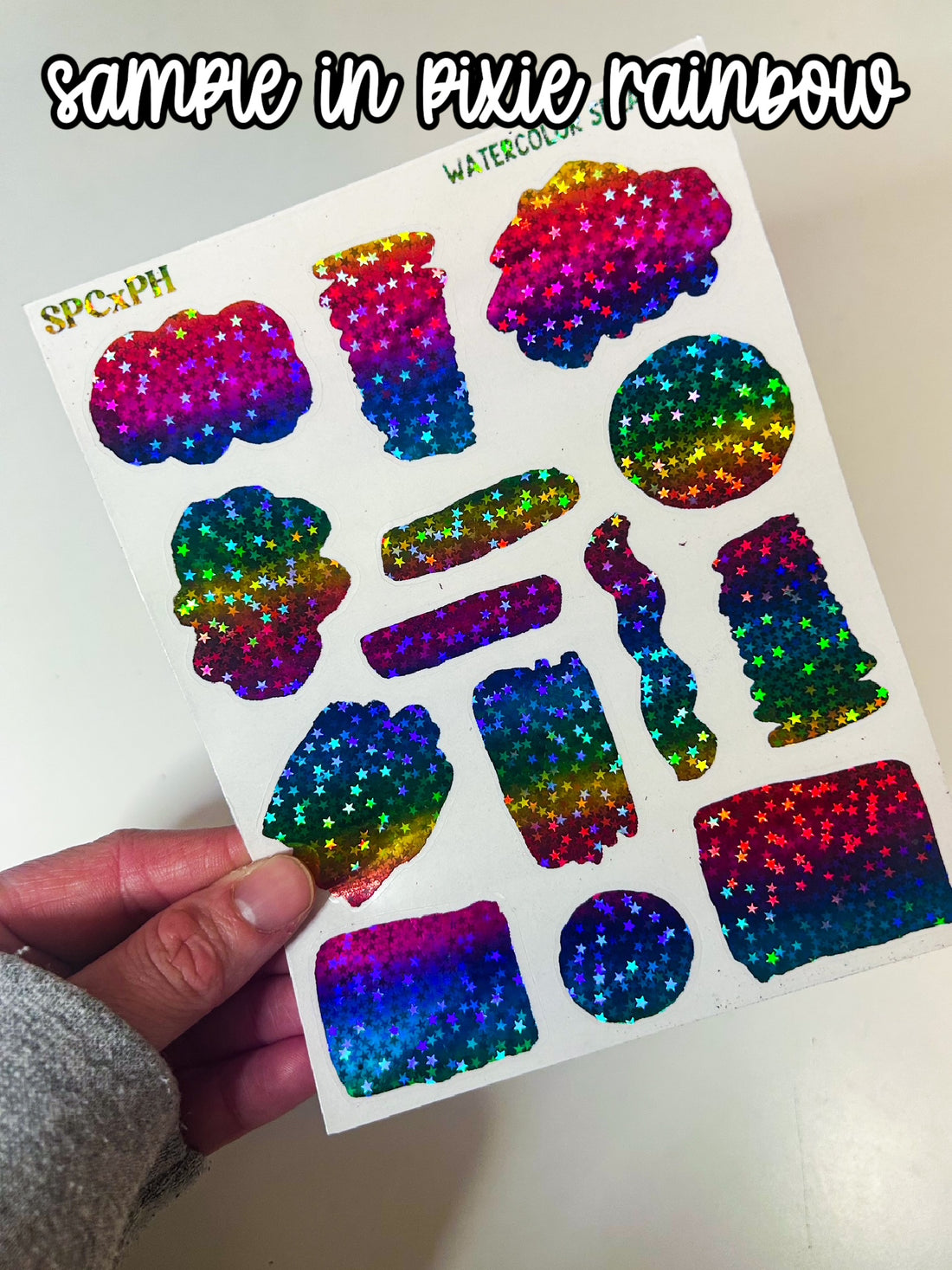 Watercolor Splashes | SPC X PH Collab Foiled Journal Deco